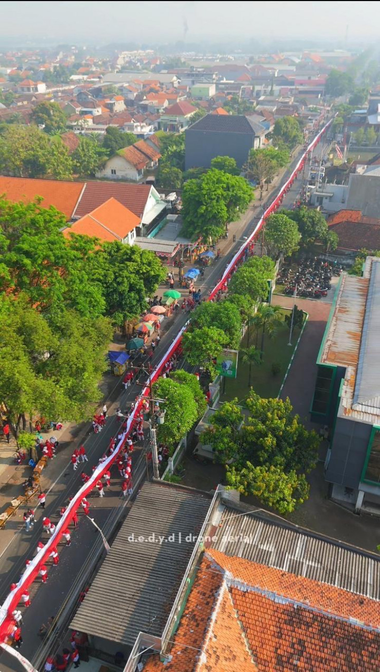 Kompaknya Forkopimka dan Warga Krian dalam Semarak Dirgahayu RI Ke-80