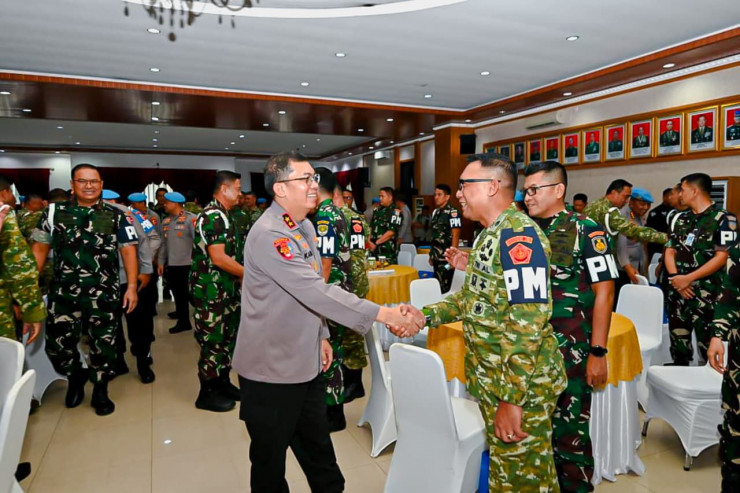 Perkuat Soliditas, POM TNI dan Propam Polri Gelar Coffee Morning &amp; Halal Bihalal 1447 H